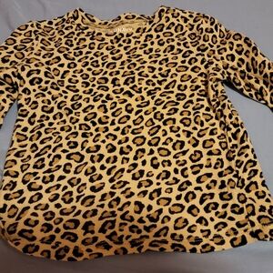 Old Navy Leopard Print Long Sleeve Tee